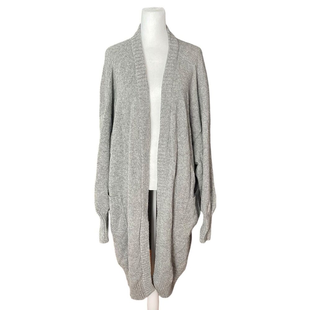 Christy Dawn XL The Elsie Cardigan Opal Knit Gray Baby Alpaca NWT Sweater